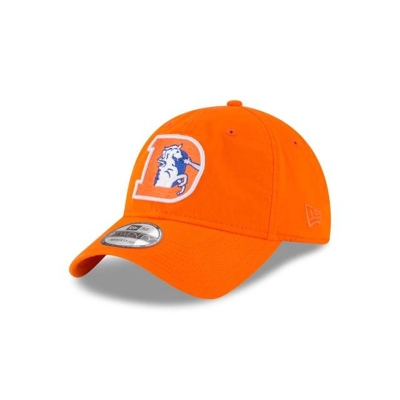 Orange Denver Broncos Hat - New Era NFL Historic 9TWENTY Adjustable Caps USA0681954